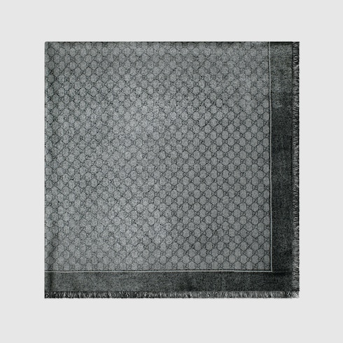 Scialle in lana GG jacquard