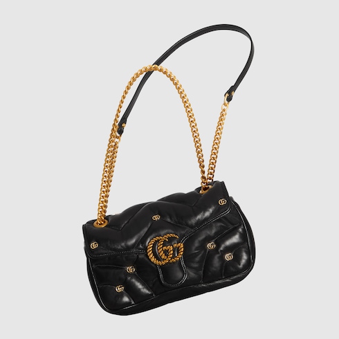 Gucci marmont nera piccola best sale