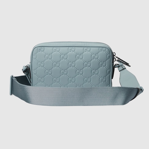 GG rubber-effect crossbody bag