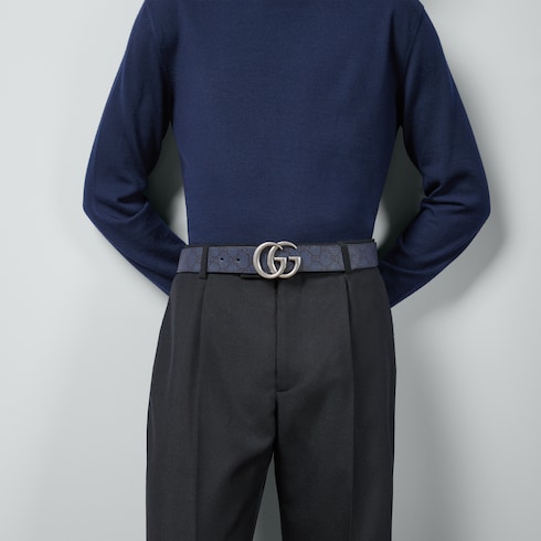Cintura reversibile GG Marmont