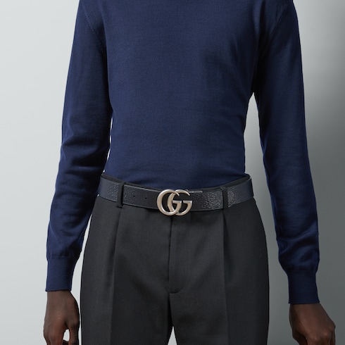 Cintura reversibile GG Marmont