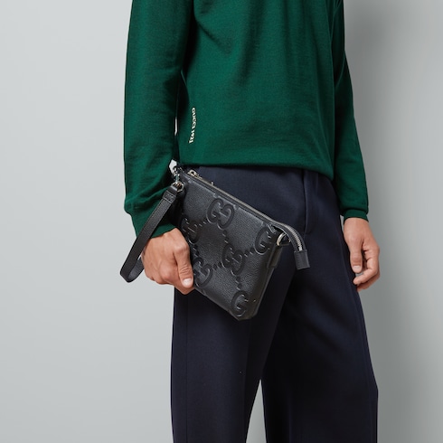 Kleine Messengertasche mit Jumbo GG