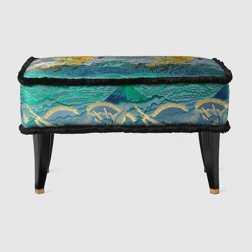 Tiger jacquard stool  Detail 2