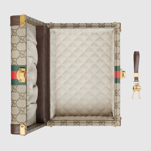 Gucci Savoy系列迷你硬体化妆箱