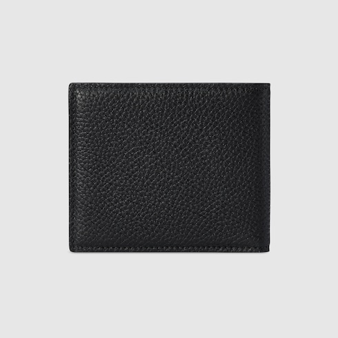 Portafoglio bi-fold con logo Gucci
