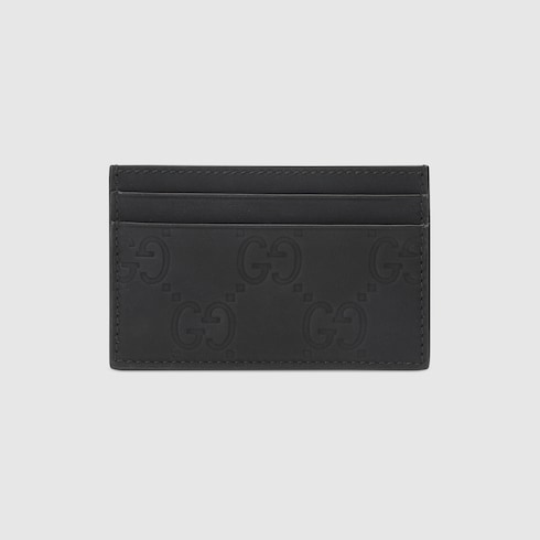 Porte-cartes GG effet caoutchouc