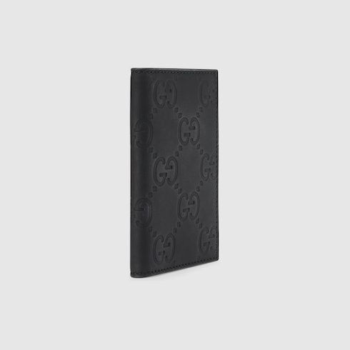 GG rubber-effect long card case Detail 3