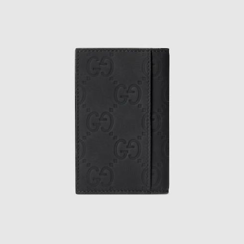 Porte-cartes GG format long effet caoutchouc