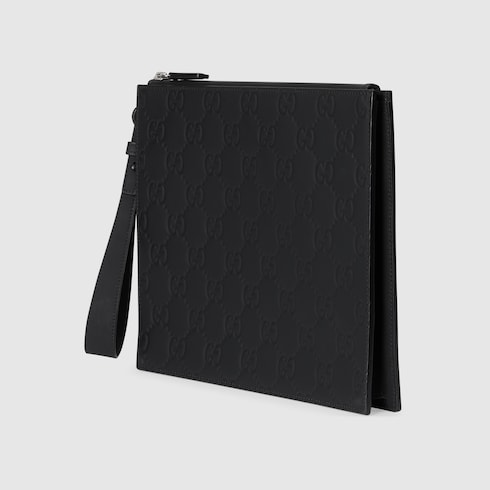 Rubber-effect small pouch