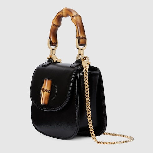 Supermini bolsa Gucci Bamboo 1947 inpiel negra GUCCI MX