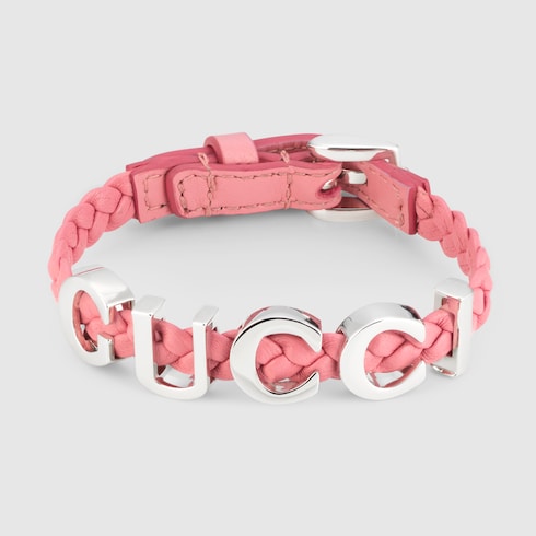'GUCCI' leather bracelet
