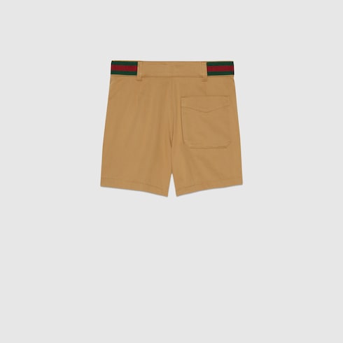 Children's stretch cotton shorts with Web
