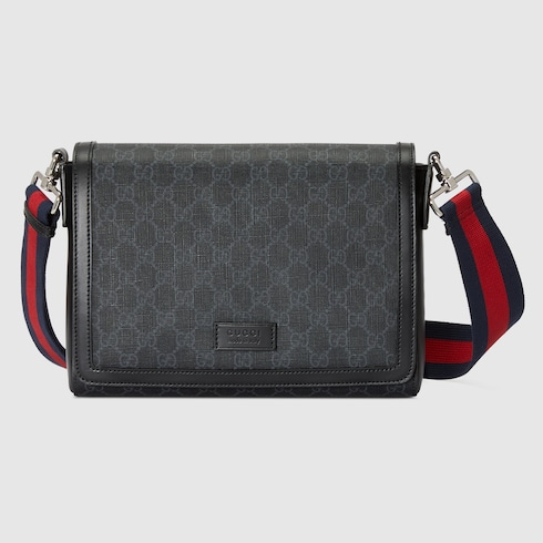 Gg black hot sale flap messenger