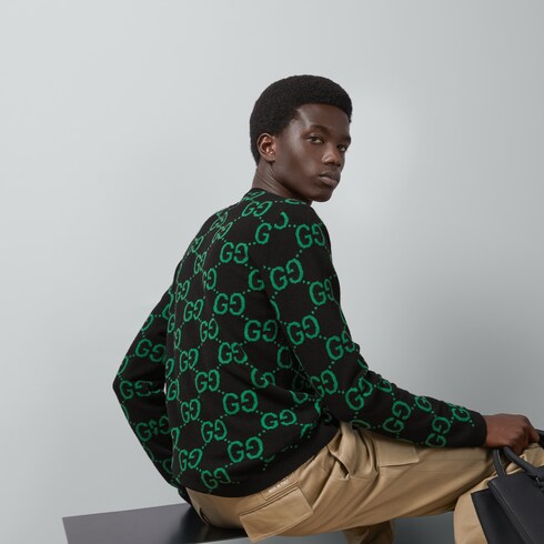 Gucci hotsell green jumper