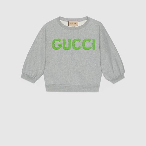 Gucci shop cropped sweatshirt