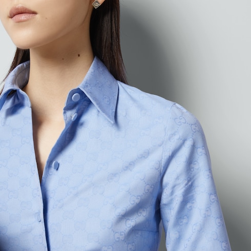 GG Supreme Oxford cotton shirt  Detail 3