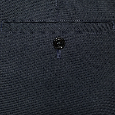 Wool twill trouser