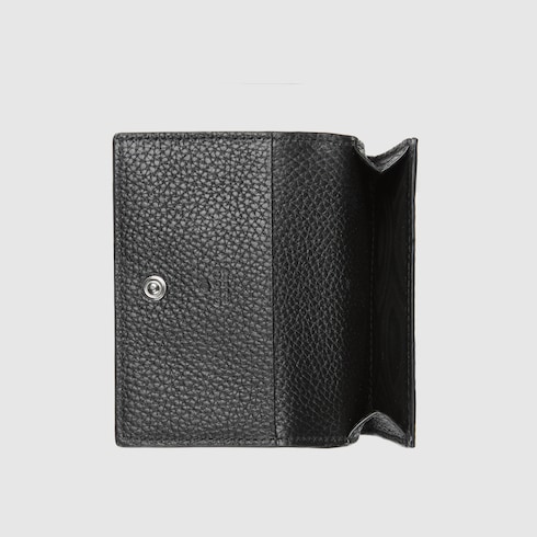 Card case wallet with Gucci logo