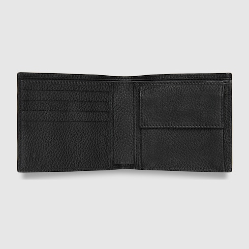 Cartera bi-fold con logotipo Gucci