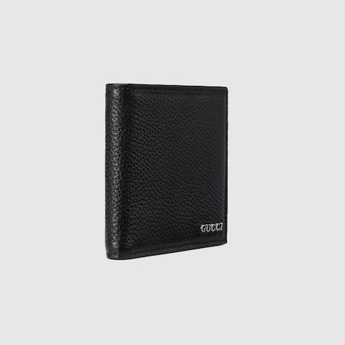 Portafoglio bi-fold con logo Gucci