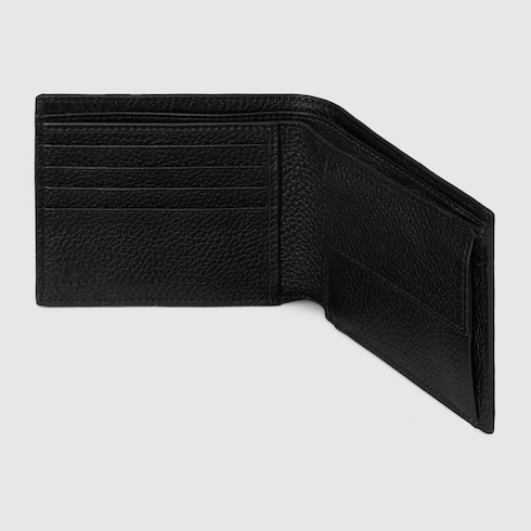 Cartera bi-fold con logotipo Gucci