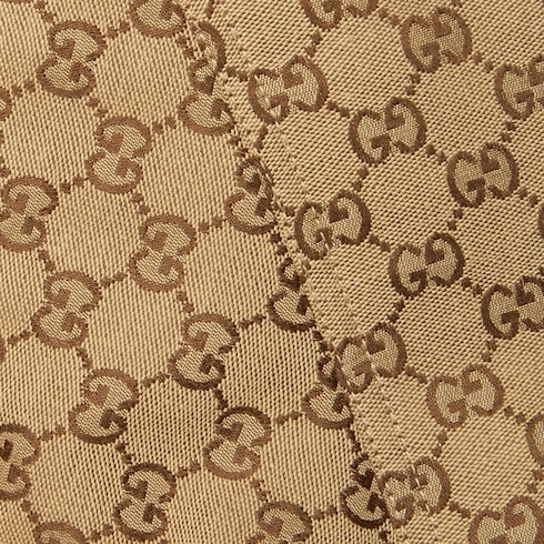 GG canvas top in camel and ebony | GUCCI® US