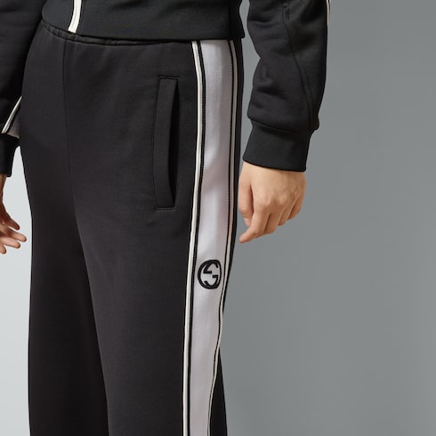 Cotton jersey track pants sale