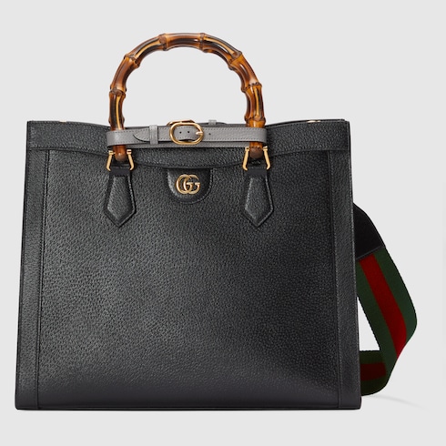 Borsa shopping Gucci Diana misura media in pelle nera GUCCI Italia