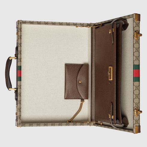 Gucci Savoy系列大号硬体旅行箱