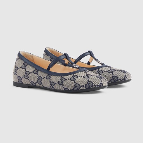Children's Double G ballet flat