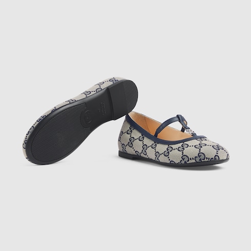 Children's Double G ballet flat