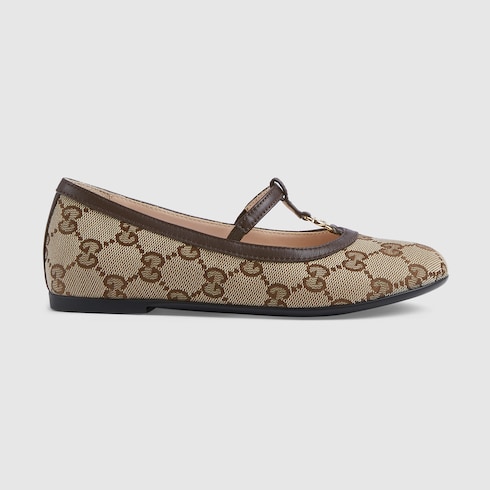 Children's Double G ballet flat