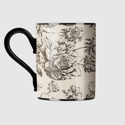 Gucci Flora Sketch print mug