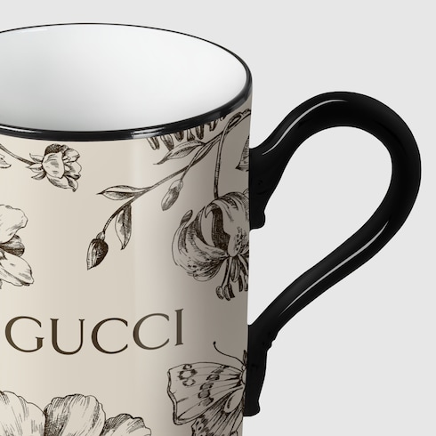 Gucci Flora Sketch print mug