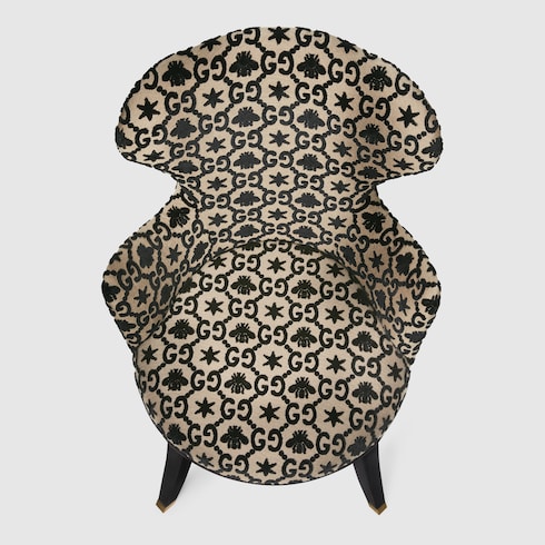 GG jacquard armchair Detail 2