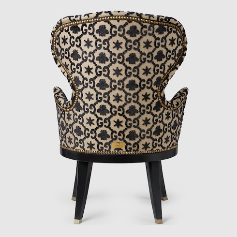 GG jacquard armchair Detail 5