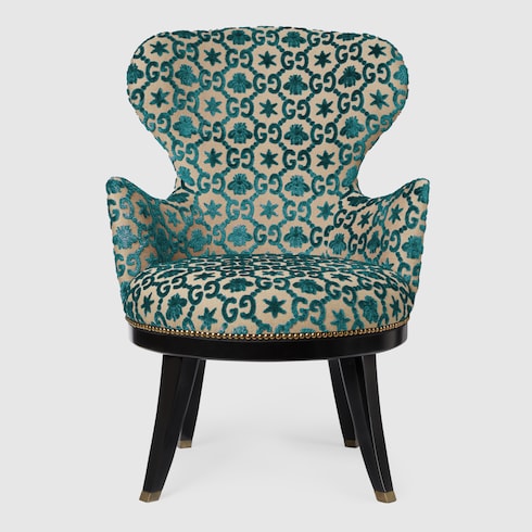 GG jacquard armchair