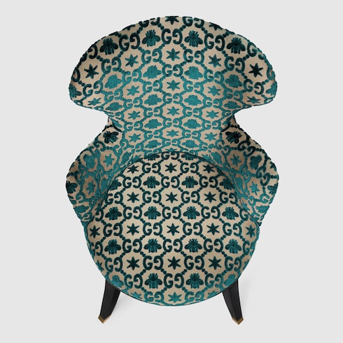 GG jacquard armchair Detail 2