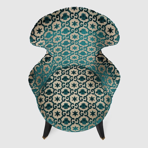 Poltrona con motivo GG jacquard