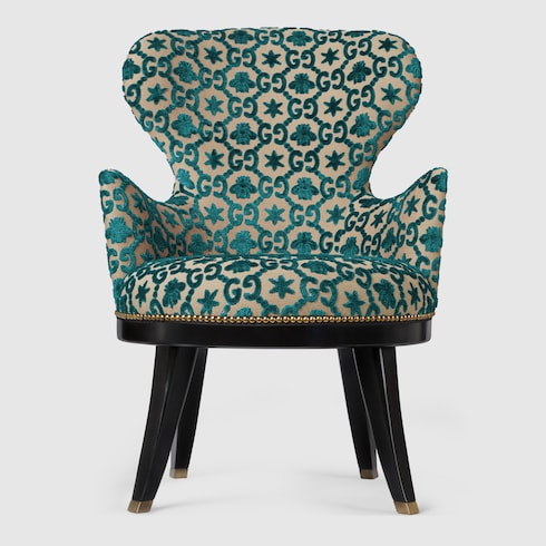 GG jacquard armchair Detail 3