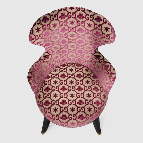 Fauteuil jacquard GG