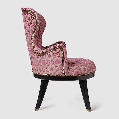Fauteuil jacquard GG