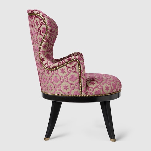 GG jacquard armchair Detail 4