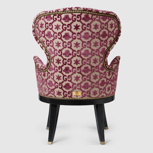 Fauteuil jacquard GG