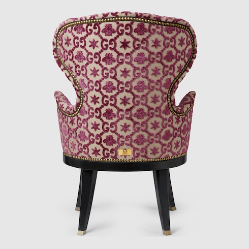 GG jacquard armchair Detail 5