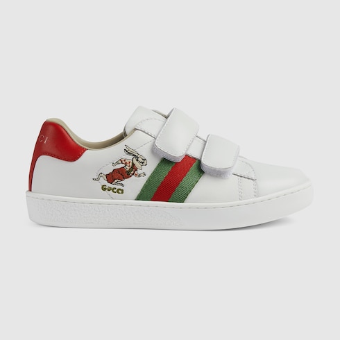 Gucci children's best sale ace leather sneaker