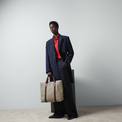 Borsa shopping con dettaglio Web misura grande