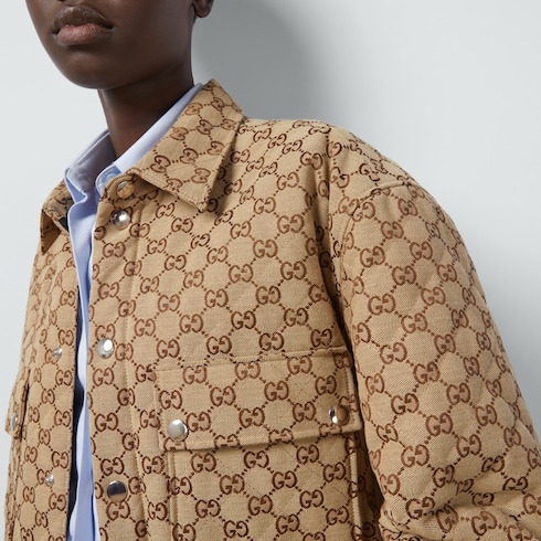Chemise en toile GG