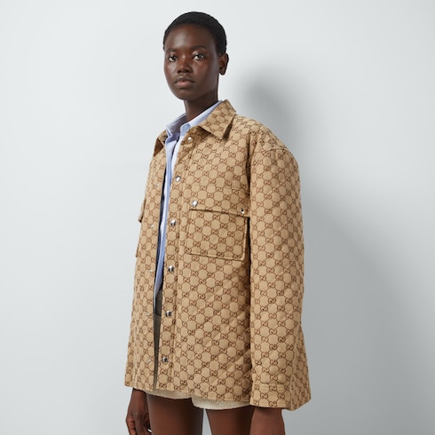 Chemise en toile GG