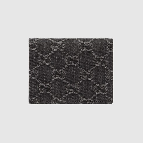 Gucci Black deals Denim Wallet